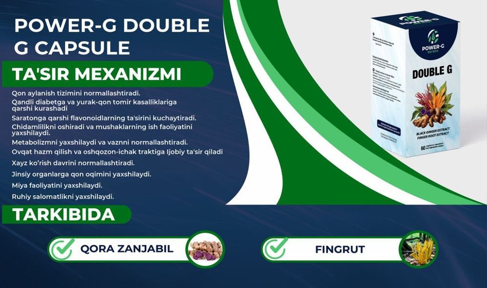 POWER G BIORICH maqsulat sog'likga bezion moqsulod