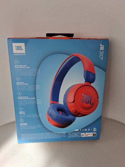 Sigilate Casti wireless pentru copii JBL JR310BT rosu albastru