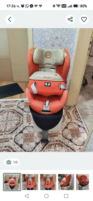 Столче за кола Sirona i-size 9-18кг