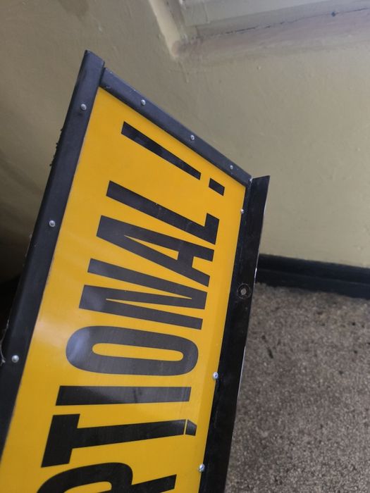 Placa semnalizare transport agabaritic