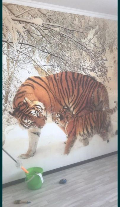 Поклейка Обоев. Галтели.