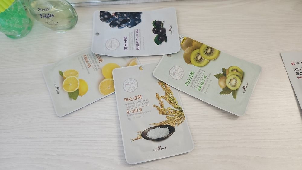 Крем умывашки крюшон маски Корея