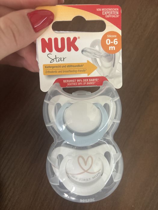 Set 2 suzete silicon 0-6 luni - NUK