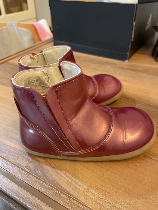 Bobux Step Up Лачени боти за бебе 22 размер