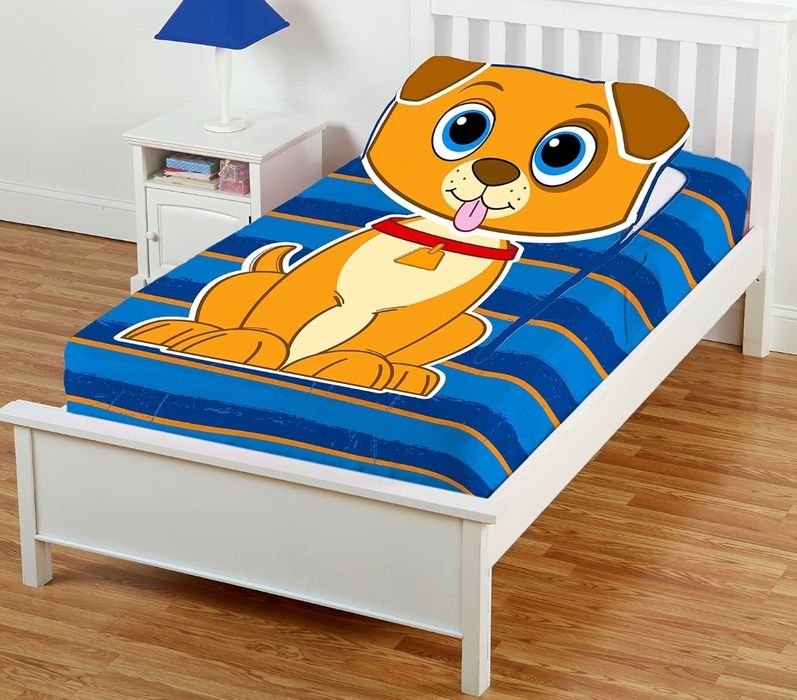 Детско одеяло с ластик и цип кученце