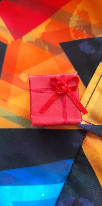 Червени Обеци,сърцевидна форма