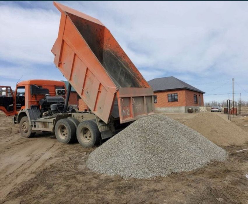 щебень песок отсев сникерс оптималка галка черназем балас сары топырак