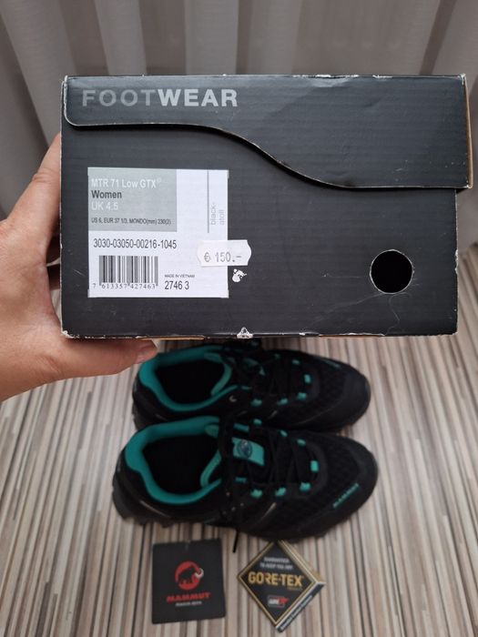 Pantofi drumeție Mammut Goretex mărime 37 1/3 (uk4,5)