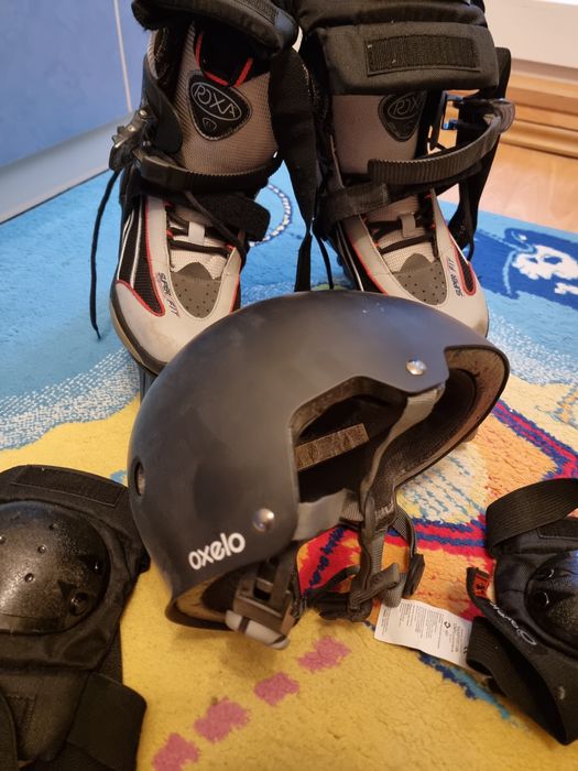 Role cu echipament complet, cască, cotiere, genunchiere