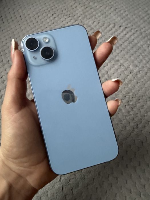 Iphone 14 128 GB светло синьо бижу