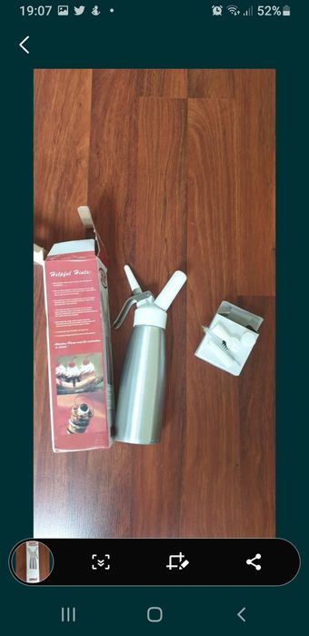 Sifon de 500 ml pentru frișcă