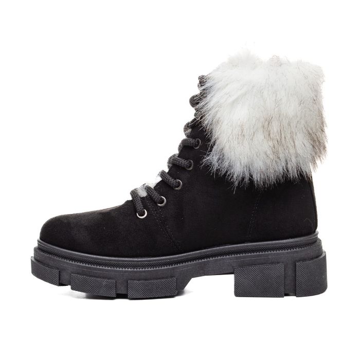 Дамски боти с пух