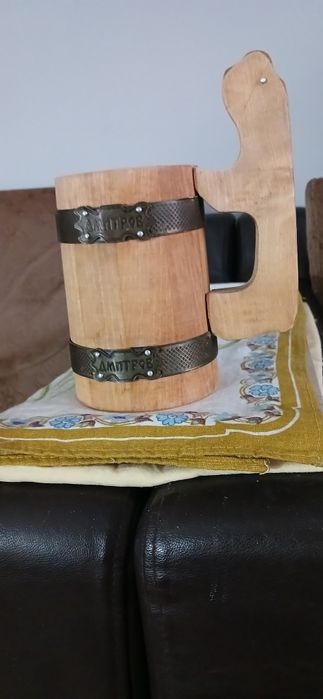 Продам кружку деревянную