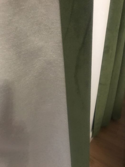Draperii catifea verde, noi, executate la Sophia Home
