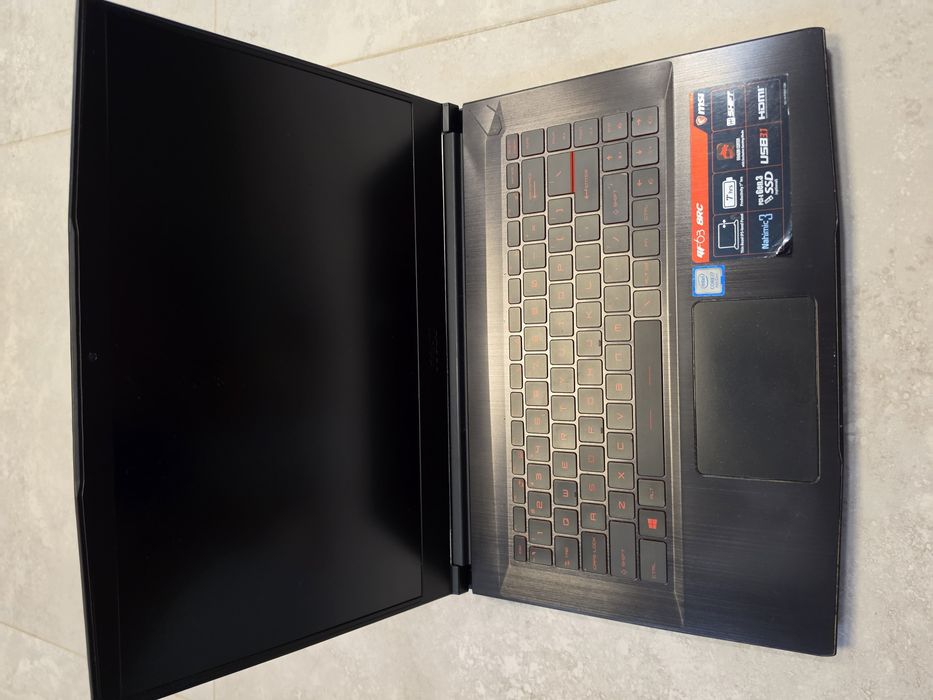Laptop Gaming MSI GF63 8RC – i7-8750H, 16GB RAM, GTX 1050, SSD 1TB, Windows 11 Pro