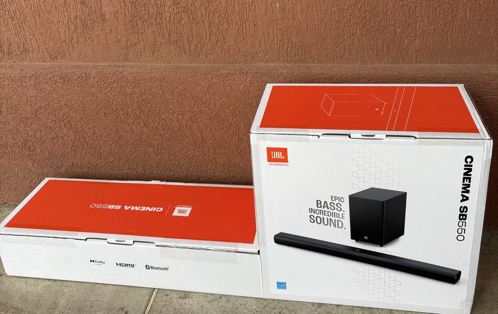 Vând Soundbar JBL SB550, 3.1 Nou Sigilat
