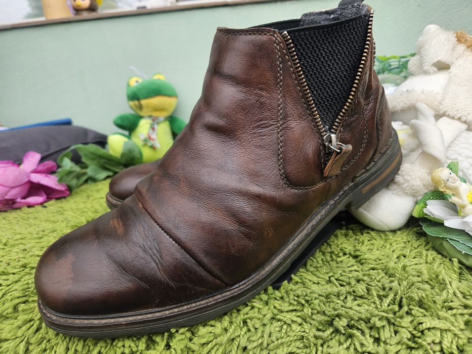 Bugatti мъжки боти от кожа N43