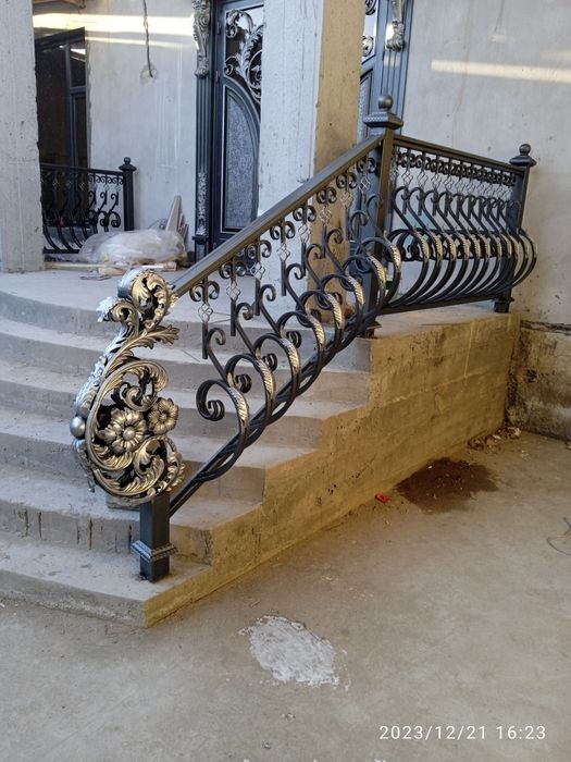 Темир капы даруаза перила заказ аламыз арзан хамде сапалы