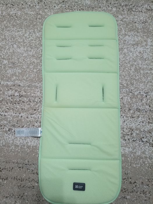 Saltea pentru carucior cu doua fete Leaves Mint