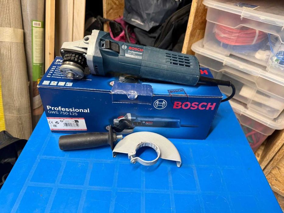 Polizor unghiular Bosch GWS 750-125 Professional 750W 125mm, cutie