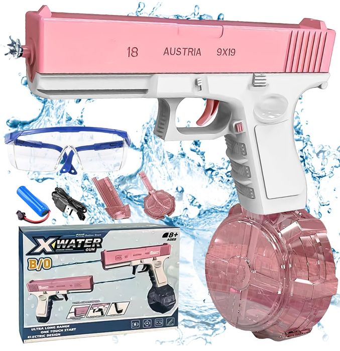 Воден пистолет с презареждаща батерия Usb кабел за зареждане