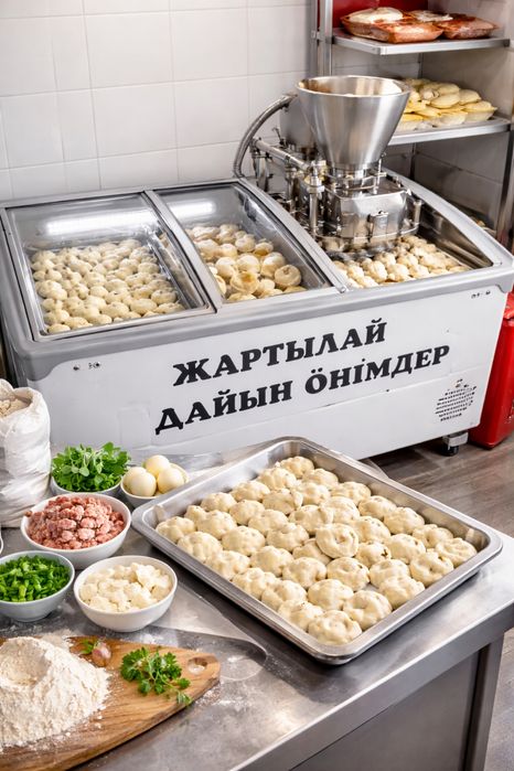 Готовый бизнес: аппарат для полуфабрикатов + витрина, доход от 300 000