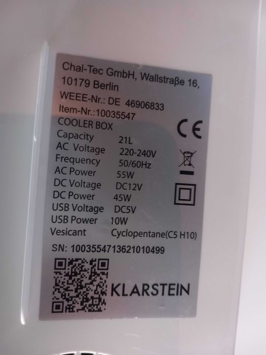 Super oferta Lada frigorifica auto de 21 litri