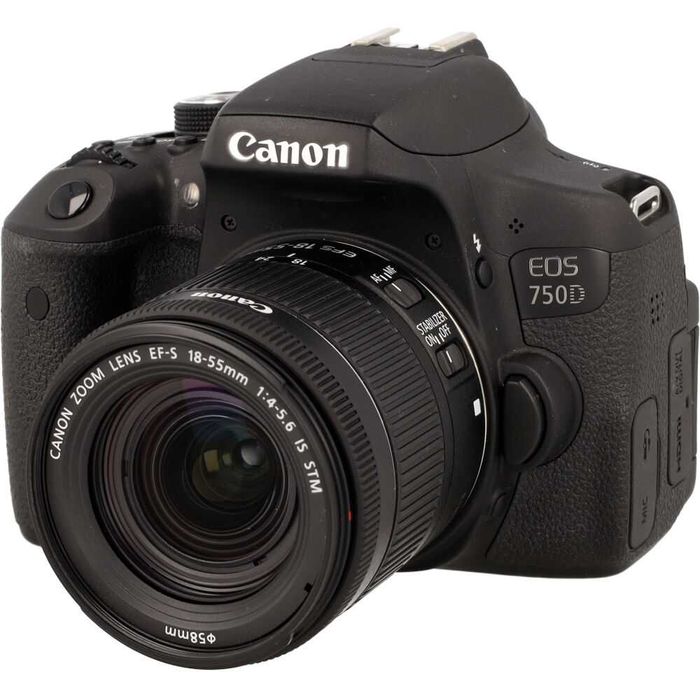 Kit Canon 750D+obiectiv 18-55mm