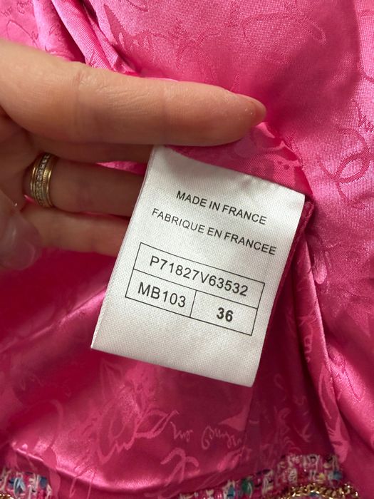 Sacou pink tweed Chanel