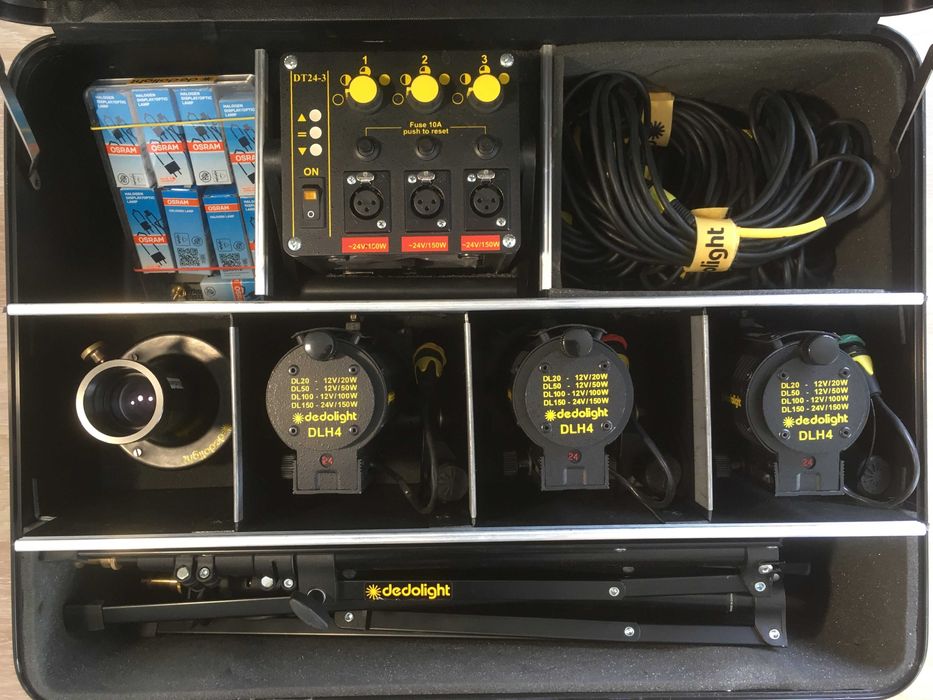 Професионално осветление за фото и видео заснемане на фирма Dedolight