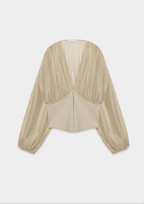 Zara нав топ стил корсет