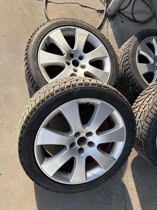 Vând jante pe 18 + anvelope iarnă 245/40 R18 (VAG)