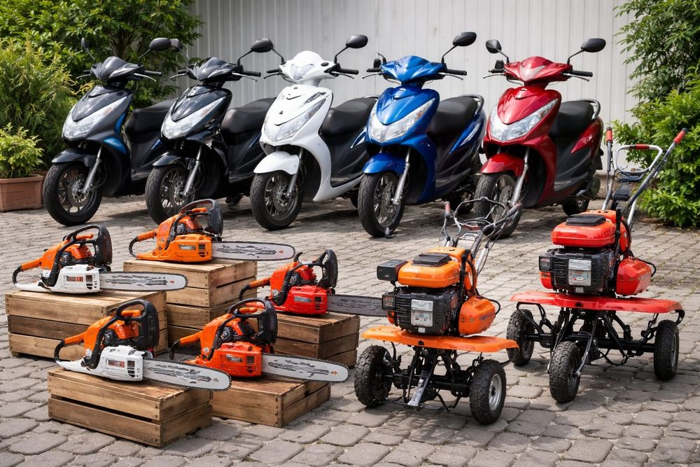 Reparații scutere drujbe motosape etc la domiciliu București și