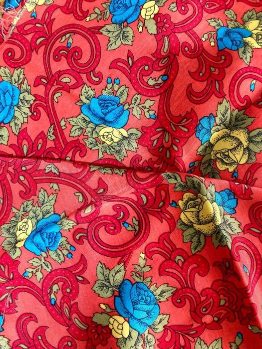 Крепсатин советский, натуральные ткани из сундуков, чистые