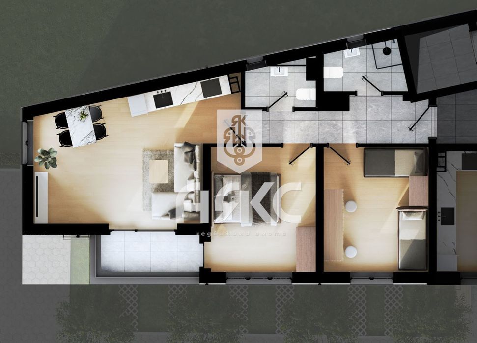 Продава се Тристаен апартамент в София, Дружба 2 - 100 кв.м за 1793 €/кв.м - Снимка #1