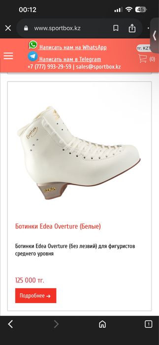 Коньки EDEA Overture 255