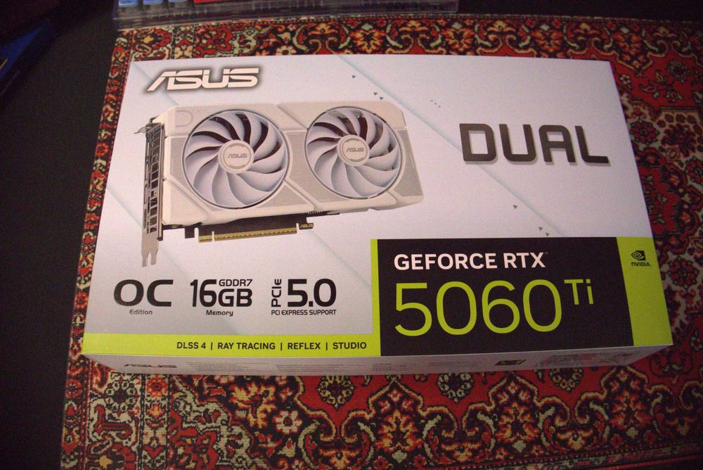 ASUS RTX 5060 Ti 16GB Ventus White Nou Sigilat