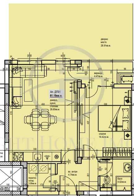 Продава се Двустаен апартамент в Пловдив, Остромила - 105 кв.м за 881 €/кв.м - Снимка #3