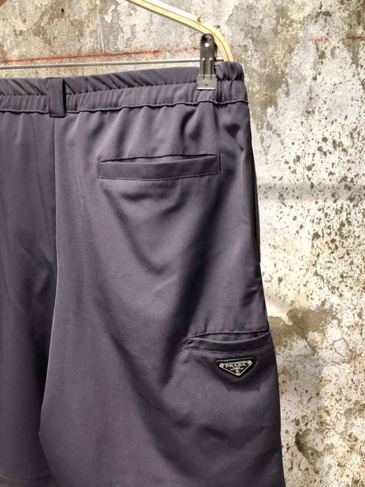 Pantamoni scurti fluid bermuda shorts Prada