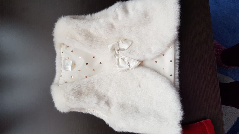 Compleu fetite/rochie si vestă 1-1.5 ani nou
