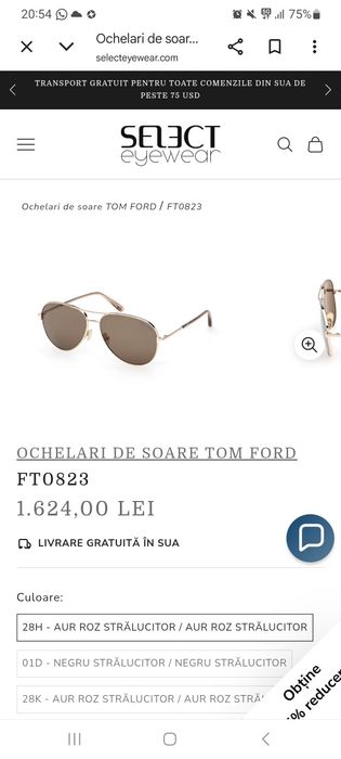 Ochelari Tom Ford Originali