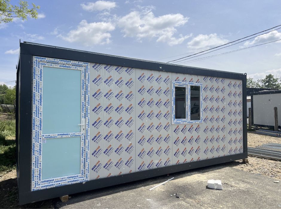 Container organziare de santier vestiar de locuit birou sanitar