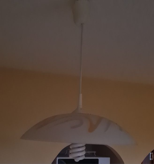 Таванна лампа с декоративен плафон