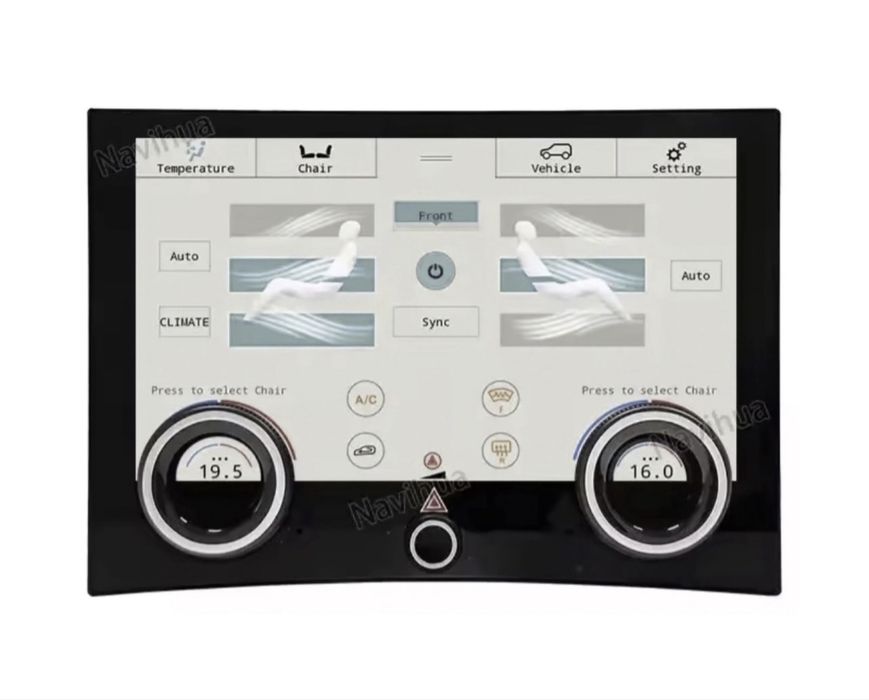 Display clima retrofit cu CarPlay L405 sau L494 cu/fara CD..
