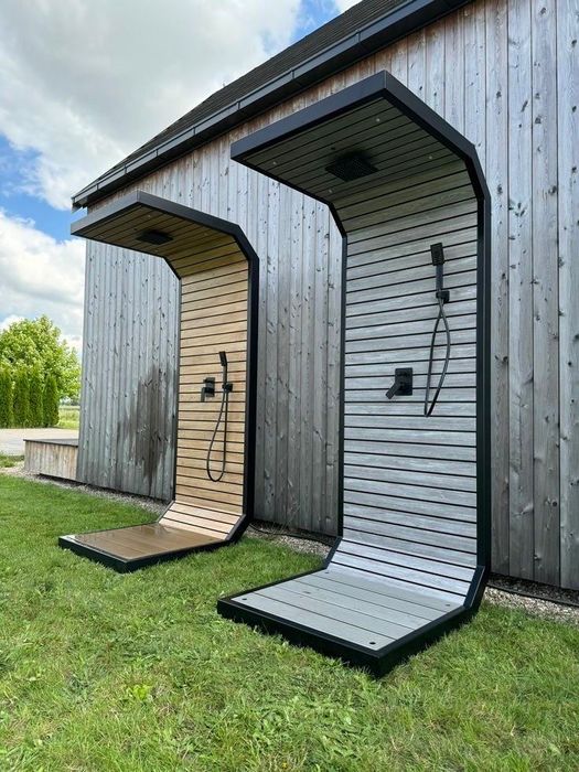 Душевая из дерева