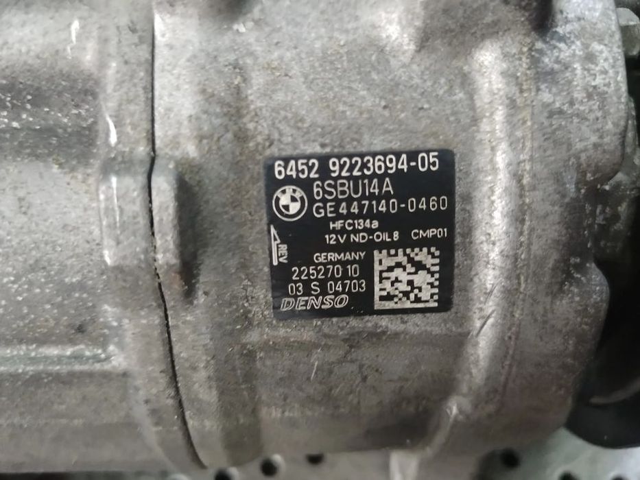 compresor clima ac 2.0 d b47d20d  bmw seria 5 f10 f11  6452-9223694-05 447140-0460  22517010