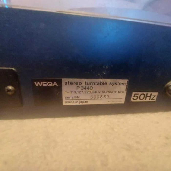 Wega P3440 pick-up de colectie