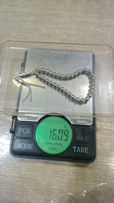 kumush tasbeh sotiladi 925 proba Turkiya