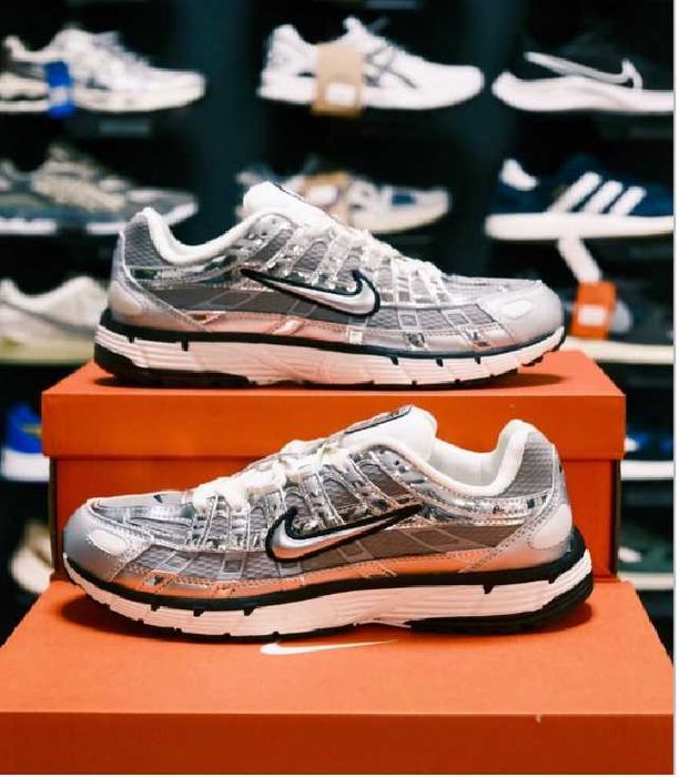 Спортивные мужские кроссовки Nike Р-6000 серые