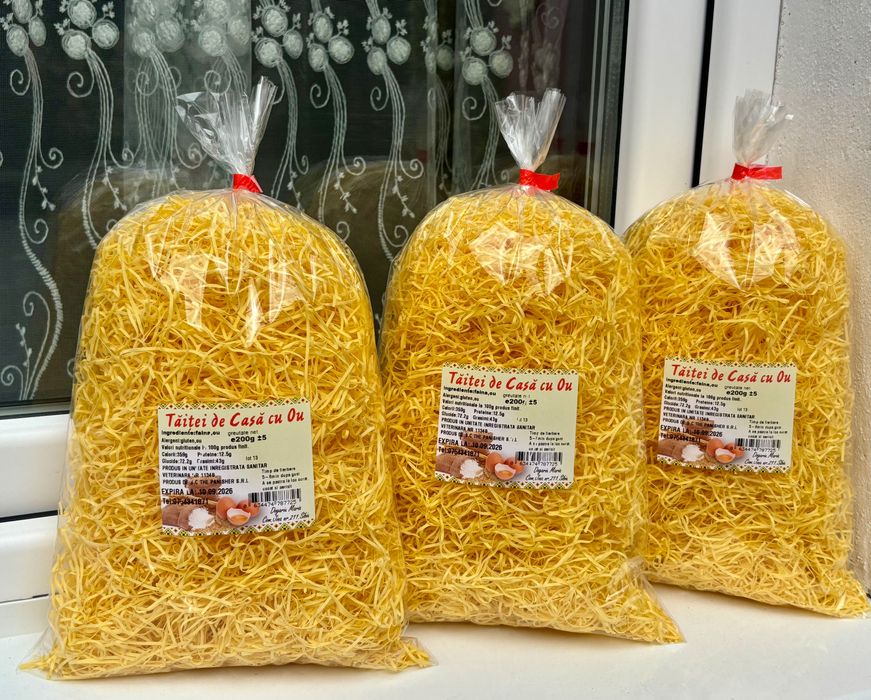 Tăiței de casă cu ou